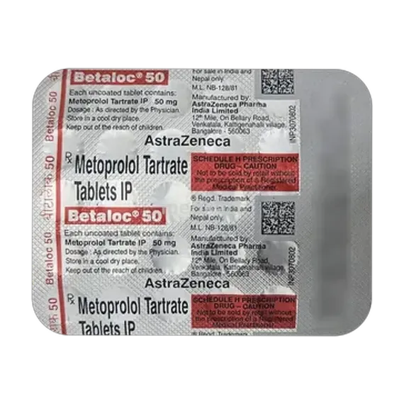 betaloc 50mg tablet 30's